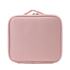 ☆ ピンク ☆ メイクバッグ メイクボックス yybag19 メイクボックス コスメボックス コスメ収納ボックス コスメケース コスメ収納ケース 大容量 バニティケース 化粧品ボックス コスメ 化粧品 収納 鏡 ミラー 持ち運び 化粧バッグ コスメポーチのサムネイル
