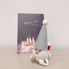 ⚪︎ノルディカニッセ 犬を抱えるサンタ＊ - メルカリ