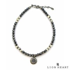 ライオンハート ビーズアンクレット TYPE B 真鍮&ヘマタイト メンズ ブランド LION HEART