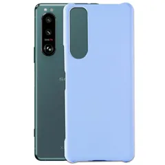 Xperia 5 III ケース SO-53B SOG05 XQ-BQ52 エクスペリア5 マーク3  耐衝撃 シンプル さらさら ハード ケース 【Color】 スカイブルーのサムネイル