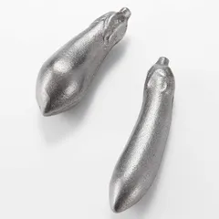 岩鋳 Iwachu 鉄茄子2本組 鉄 9cm・7.5cm 南部鉄器 33003 2個入