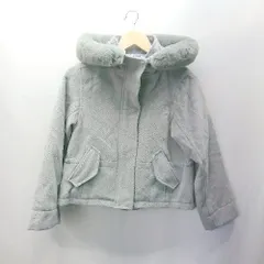 ◇ ◎ dazzlin ダズリン モコモコファー ショート丈 長袖 コート サイズF グレー レディース E  【1404240020955】のサムネイル