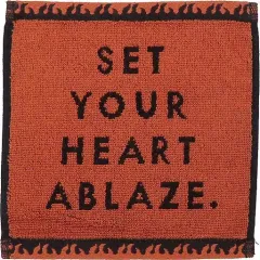 【中古】タオル・手ぬぐい 煉獄杏寿郎/SET YOUR HEART ABLAZE. ハンドタオル 「一番くじ 鬼滅の刃 ～ふめつのきずな～」 G賞