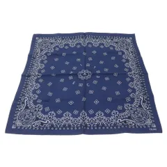 CELINE (セリーヌ) Bandana Scarf バンダナ トリオンフ シルクスカーフ ブルーのサムネイル