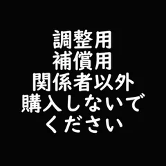 調整用　補償用専用ページ