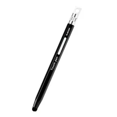 エレコム タッチペン スタイラスペン 超感度タイプ 六角鉛筆型 ペン先交換可 ストラップホール付 【 iPad iPhone Android各種 スマホ タブレット 】対応 ブラック ELECOM  【普通郵便にて５営業日以内発送】