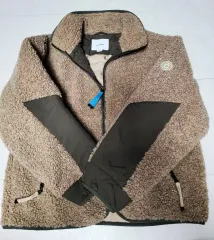 COVERNAT カーキブラウン ボア フリース アウター ユニセックス可能 ポール1207