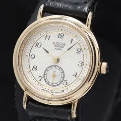 ★未使用品 SEIKO アルバ サクセス VINTAGE スモセコ QZ 腕時計 希少 未使用 SEIKO アルバ STYLOS QZ スモセコ 日本製 腕時計