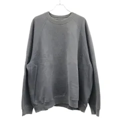 unfil アンフィル cotton french terry crew neck pullover コットンフレンチテリークルーネックプルオーバー WOSP-UM216 グレー 5