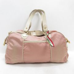 D■イタリア製■オロビアンコ/OROBIANCO ハンドバッグ/ショルダーBAG■ピンク/LADIES/19【中古】