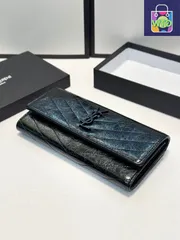 【今日特価】Yves Saint Laurent イヴ・サンローラン 最新シリーズ 輸入オイルレザー小牛皮で質感に優れ実用的でファッショナブル
