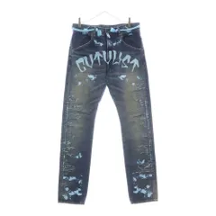 cvtvlist カタリスト　ダメージ　デニム　サイズ2 CVTVLIST(カタリスト) / ダメージ加工デニムパンツ/L/インディゴ