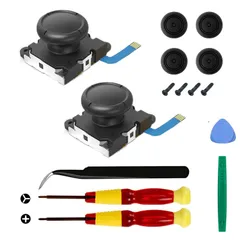 【在庫セール】Veanic 2-Pack 3D Replacement Joystick Analog Thumb Stick for Switch Joy-Con Controller - Include Tri-Wing Cross Screwdrive