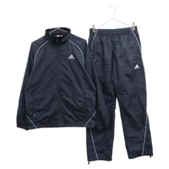 adidas (アディダス) ナイロンウィンドブレーカー 裏地メッシュセットアップ ネイビー 296704 JD2027のサムネイル