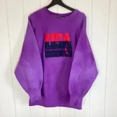 【最終値下げ】Champion チャンピオン 90年代 90s 刺繍タグ MADE IN USA REVERSE WEAVE リバースウィーブ NBA DREAM TEAM ドリームチーム OVER DYE 後染め スウェット パープル 米国製 リバース