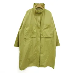 ザラ スタンドカラーコート ロングコート アウター レディース M-Lサイズ イエロー ZARA 【中古】