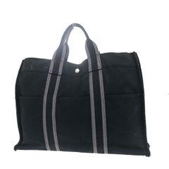 HERMES  エルメス フルトゥ MM トートバッグ ブラック 07YF361