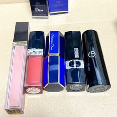ハイブランド リップ 5本セット / 口紅 グロス Dior ディオール トムフォード ARMANI アルマーニ デパコス セット @YM1