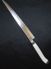 堺孝行 青二水本焼き フグ引き 9寸 黒檀柄 - メルカリ