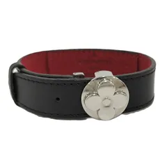 LOUIS VUITTON / ブラスレ・ヴー グッドラック/ブレスレット/レザー/BLK/レディース/M64447 LOUIS VUITTON ブラスレ ヴー グッドラック ブレスレット レザー