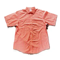 BROOKS BROTHERS　346 半袖チェックシャツ　メンズ　【古着】【送料無料】