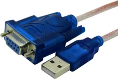 USBシリアルケーブル  長さ1.8m USB-RS232C 変換 クロス接続 クロスケーブル USBtypeA to D-sub9ピン RTXシリーズ ヤマハルーター Windows10/8/7/Mac等対応