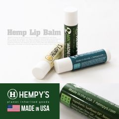 3本セット リップ  麻 ヘンプ ヘンピーズ LipBalm LB3 USA生産