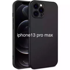 iPhone13 pro max ケース 黒 ブラック シリコン MagSafe