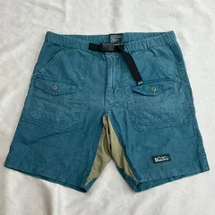 MANASTASH メンズ　ショートパンツ　サイズM グリーン　緑　ベルト付属　マナスタッシュのサムネイル