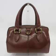 レノマ renoma ヴィンテージ ミニボストン レザー ハンドバッグ x631516