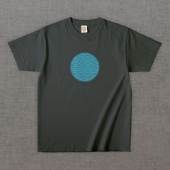 和柄Tシャツ　青海波 -彩・円-