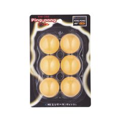 Kaiser　卓球ボール6P　オレンジ　KW-250