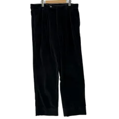 Cacharel キャシャレル ボトム コーデュロイ ズボン パンツ ブラック