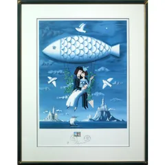 レイモン ・ペイネ　ポスター　タテ約７０c m ヨコ約５０cm アルミフレーム付 楽天市場】レイモン・ペイネ（絵画｜アート・美術品・骨董品