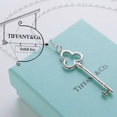 ティファニー ラージフルールドリスキーチャーム ロングシルクコード 