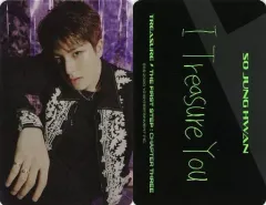 【中古】コレクションカード(男性) TREASURE/ソ・ジョンファン/CD「THE FIRST STEP ： CHAPTER THREE」(BLACK Ver.)封入特典フォトカード