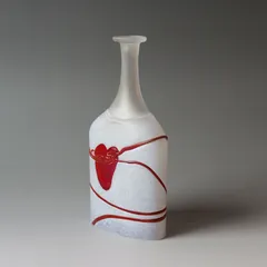 レア 希少 Bertil Vallien ガラス 花瓶  コスタボラ 限定 スウェーデン KOSTA BODA(コスタボダ) Bertil Vallien