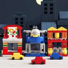 お店屋さん メインストリート 知育玩具 プレゼント ミニフィグ 全国送料無料　新品　未使用品 安い追跡なし(ゆうメール他) 