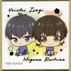 【中古】食玩 雑貨 潔世一＆蜂楽廻 「ブルーロック プチ色紙」