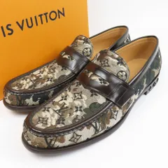 78061LOUIS VUITTON ルイヴィトン 未使用品 LVローファー 靴 11 30cm