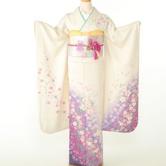 くま様専用 振袖 正絹 オフホワイト /色打掛 - メルカリ