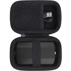 【在庫処分】外付け 500GB SSD 1TB 2TB バッファロー USB3.2 Gen2 BUFFALO SSD-PHP 専用収納ケース】互換品 ポータブル SSD 【Aenllosi ブラック（ケースのみ）