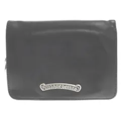 CHROME HEARTS (クロムハーツ) JOEY ジョーイ ダガージップ レザーウォレット 二つ折り財布 ブラックのサムネイル