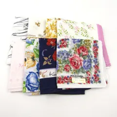 POLO HOURSE他 ハンカチ 8点セット 未使用 花柄など ブランド まとめて 大量 レディース