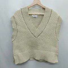 ◇ ⊇ Simplicite シンプリシテェ - ニットベスト 表記なし アイボリー レディース E  【1410100019939】