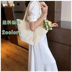 草編みバッグ サマーバッグ かばん レディース ストローバッグ かごバッグ 夏 ショルダーバッグ 手提げ エコバッグ トートバッグ 大容量 北欧  vii5u114473