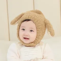 【ラスト1点】ベビーハット キッズ用アニマル帽子  ぬいぐるみ帽子 ベビー帽子