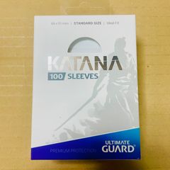 外箱開封 】katanaスリーブ白 ホワイト 100枚入 スタンダード 刀