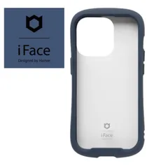 新品⭐︎iFace Reflection ネイビー iPhone各種 強化ガラス クリアケース