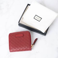 グッチ GUCCI ボウイ グッチシマ 二つ折り財布 レッド 新品未使用 GUCCI グッチ レディース 日本限定 ダブルG 二つ折りウォレット